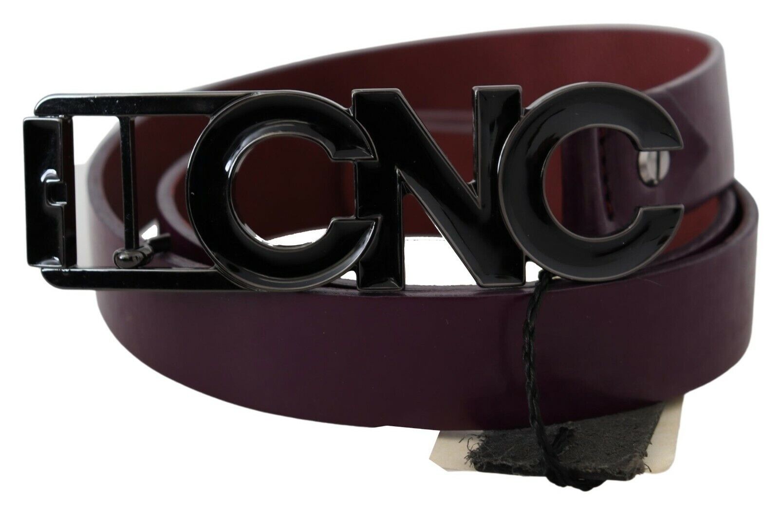 Costume National Elegant Leather Fashion Belt in Rich Brown
