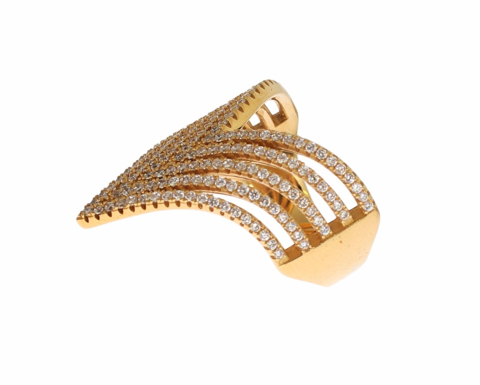 Златен сребърен пръстен Nialaya 925