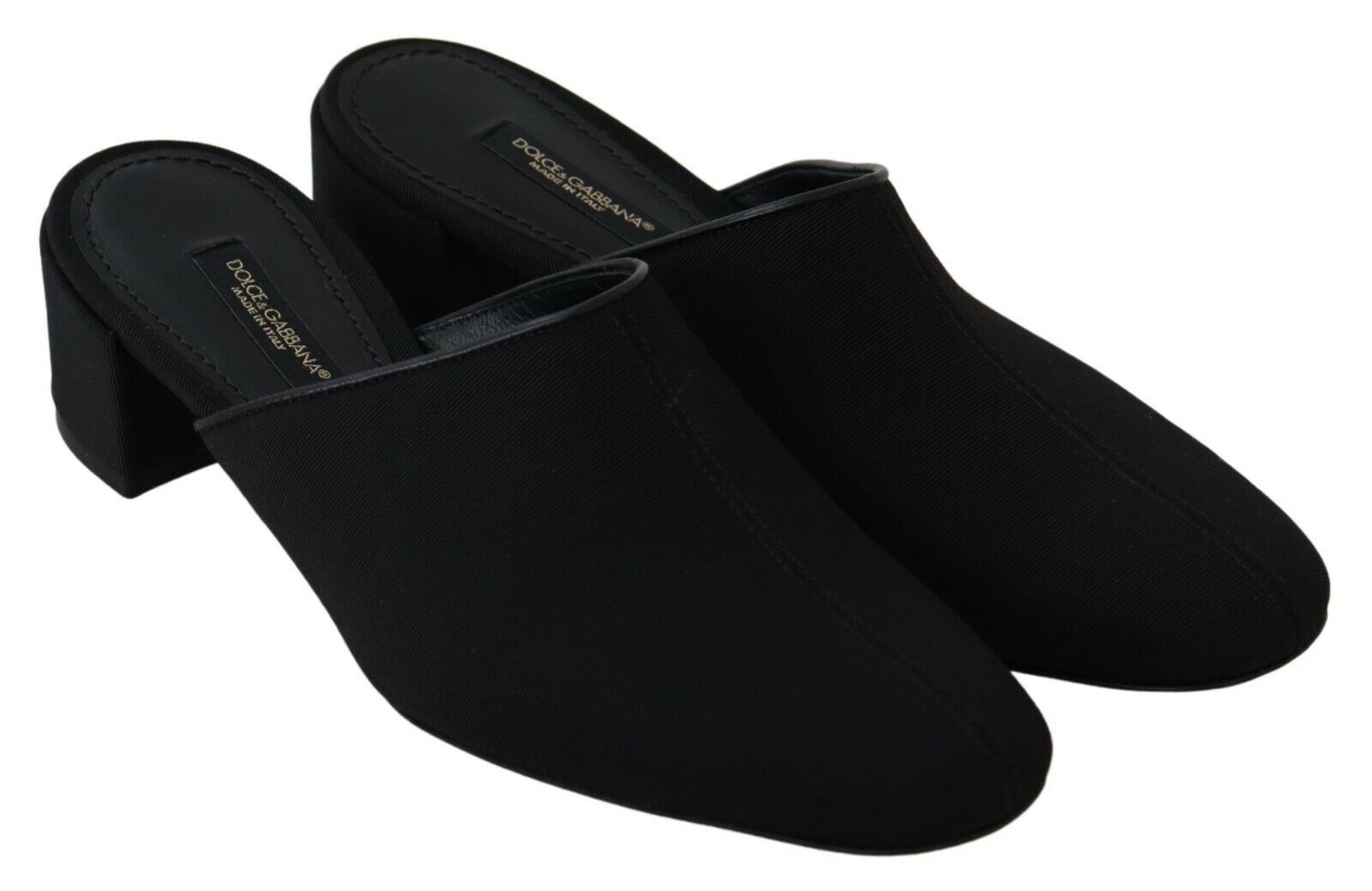 Дамски сандали Dolce &amp; Gabbana Black Grosgrain Slides