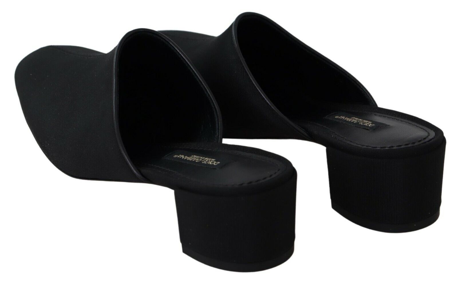 Дамски сандали Dolce &amp; Gabbana Black Grosgrain Slides