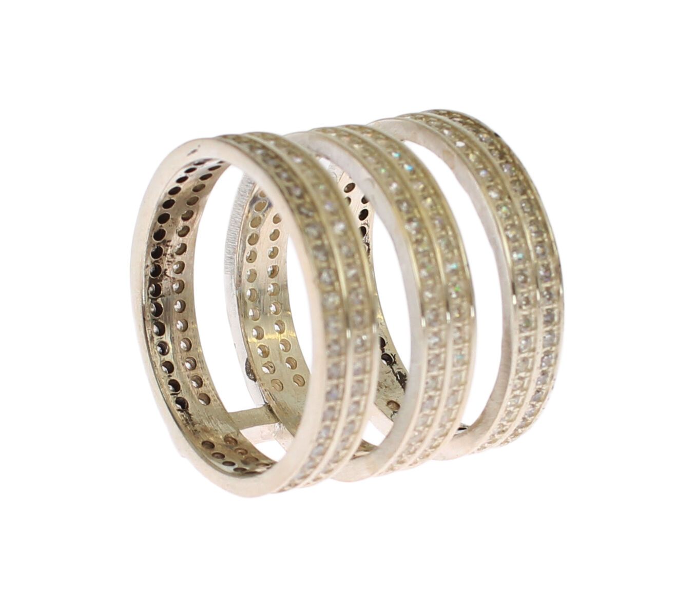 Автентичен дамски прозрачен сребърен пръстен Nialaya 925