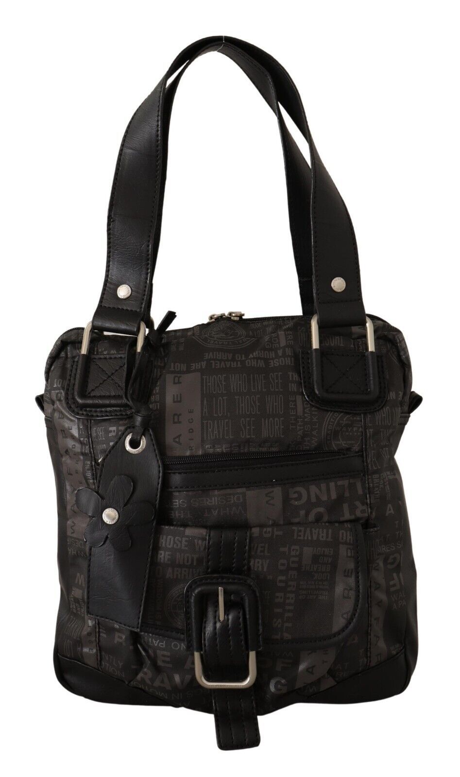 WAYFARER Дамска чанта през рамо с черно лого Чанта за портмоне