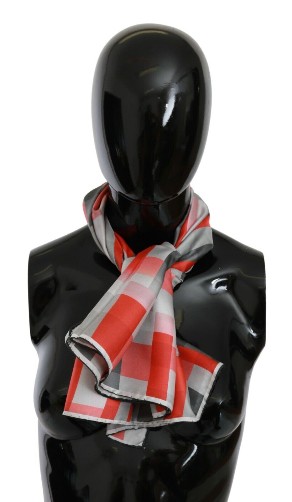 Костюм Национален сив червен копринен шал с фулар и шал