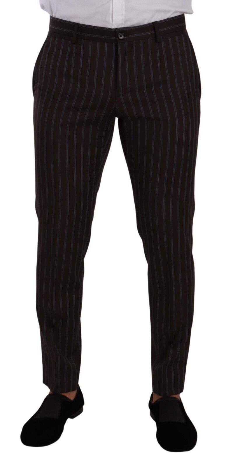 Dolce &amp; Gabbana Bordeaux MARTINI Slim Fit костюм от 2 части на райета
