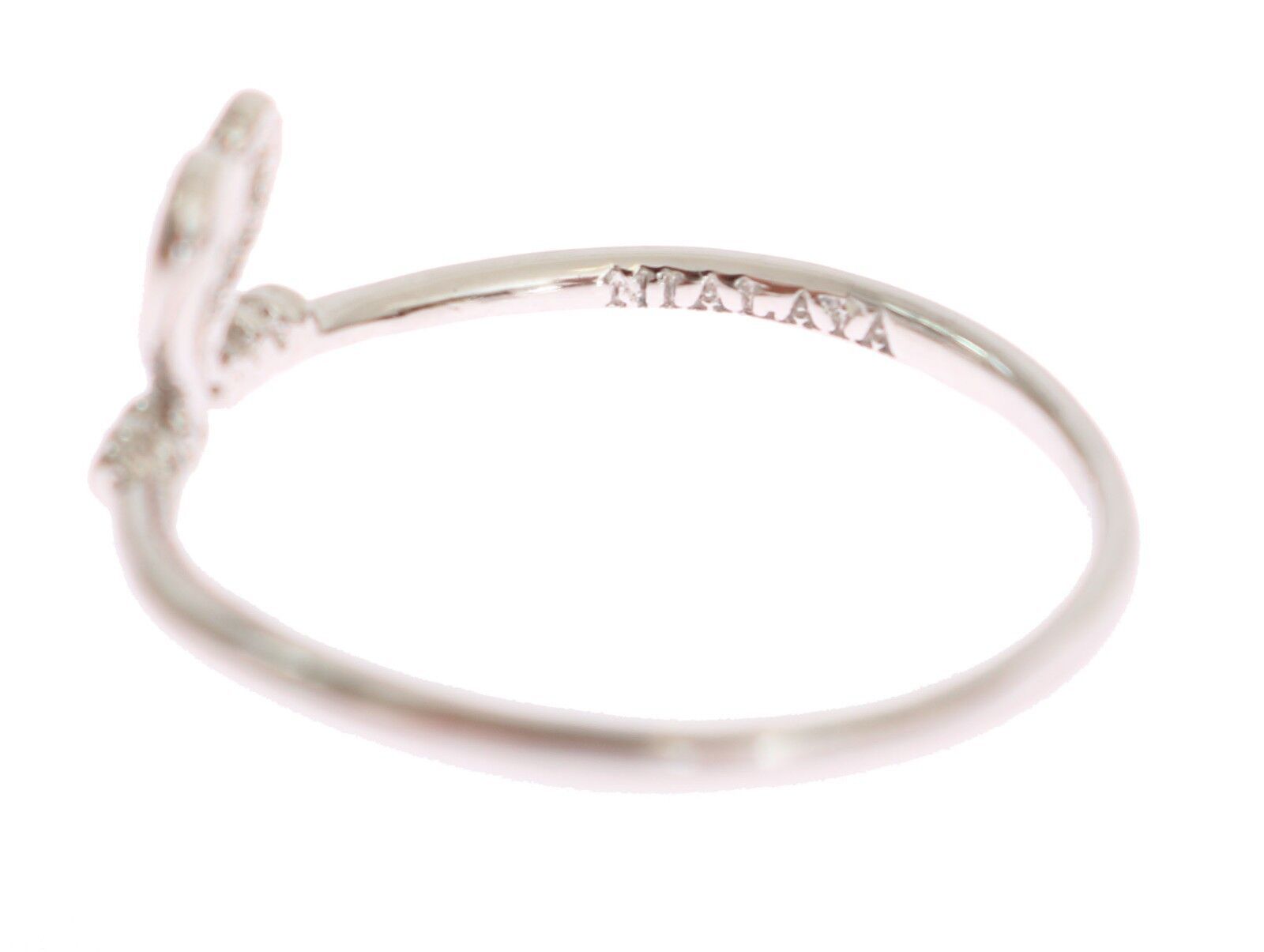 Nialaya Сребърен автентичен дамски любовен пръстен със сърце