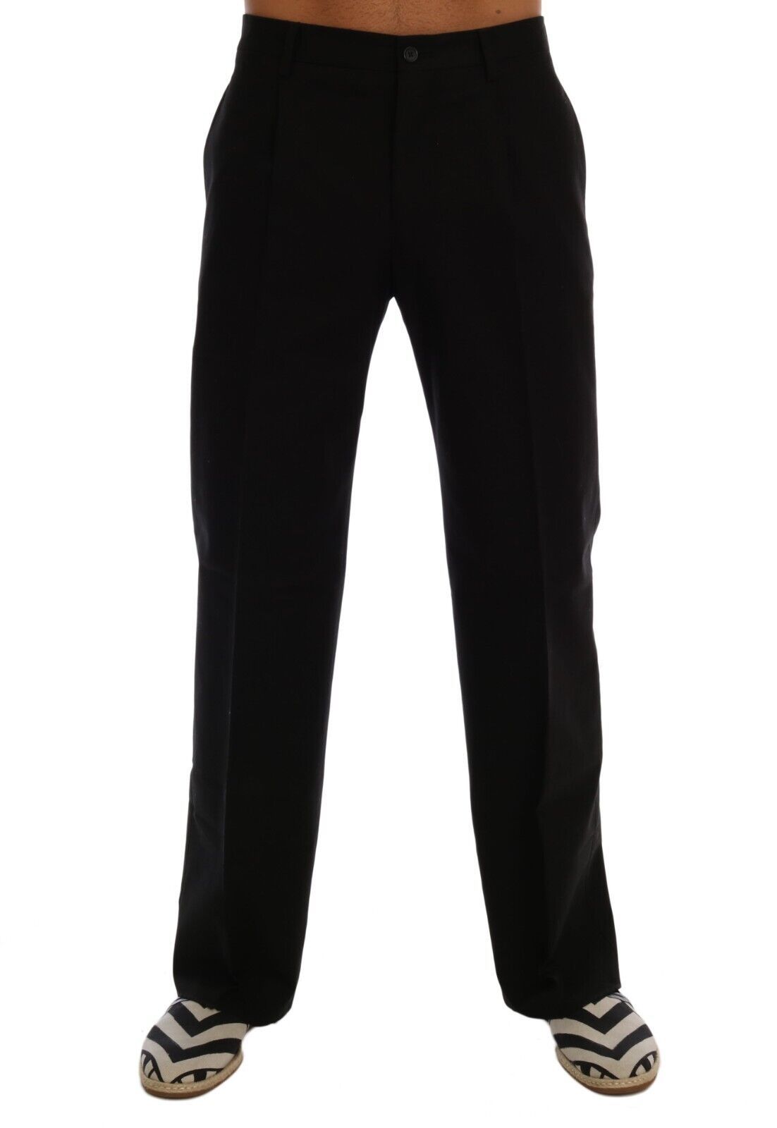 Dolce & Gabbana Elegant Black Cotton Stretch Pants