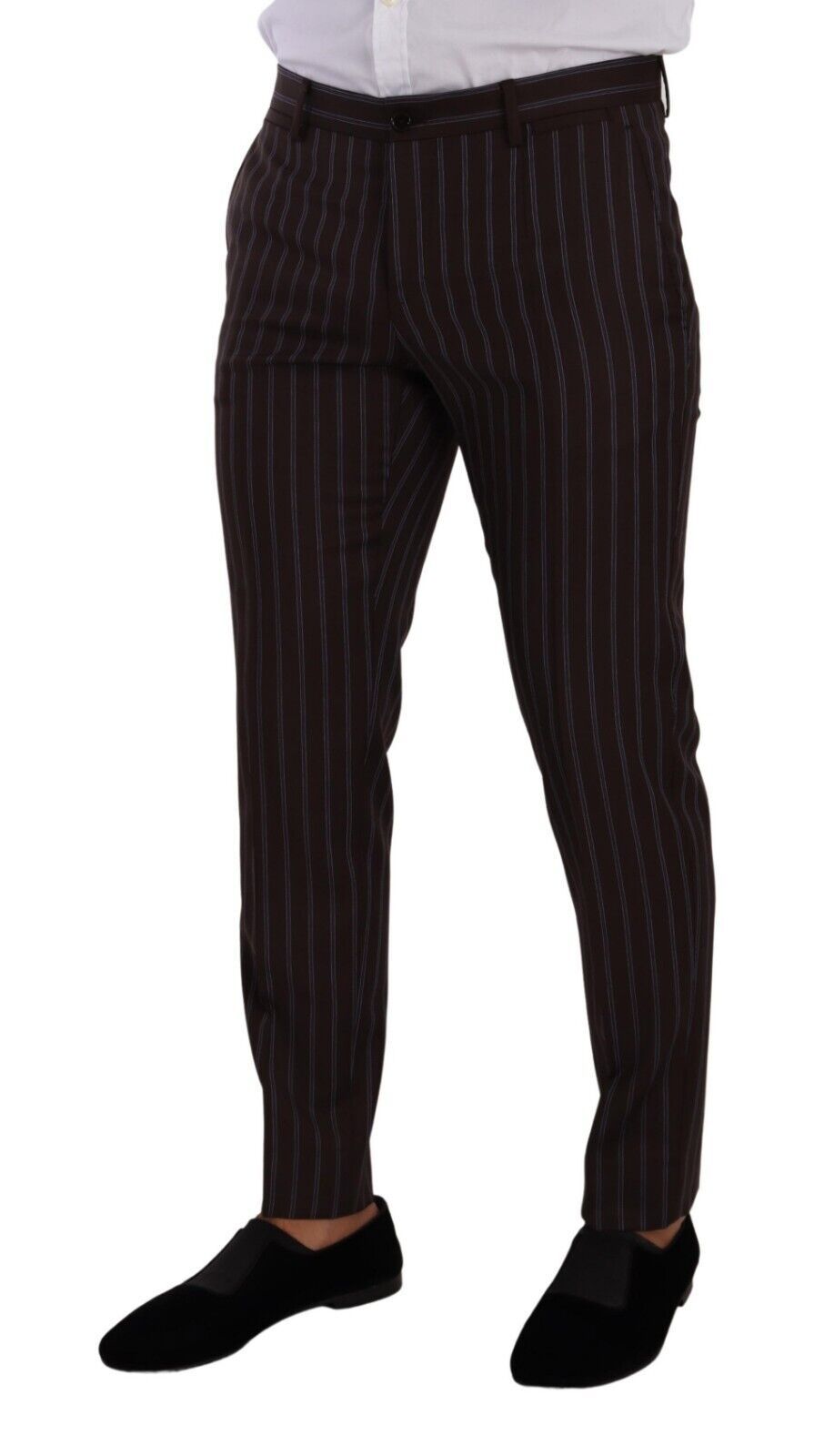 Dolce &amp; Gabbana Bordeaux MARTINI Slim Fit костюм от 2 части на райета