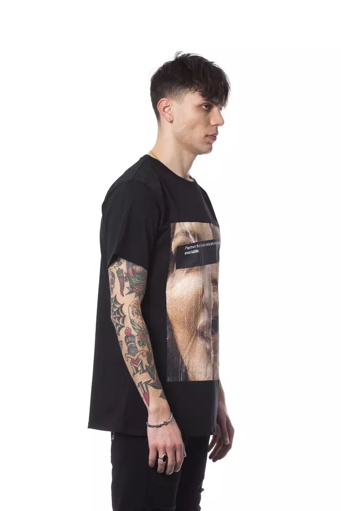 Nicolo Tonetto Elegant Round Neck Printed Tee