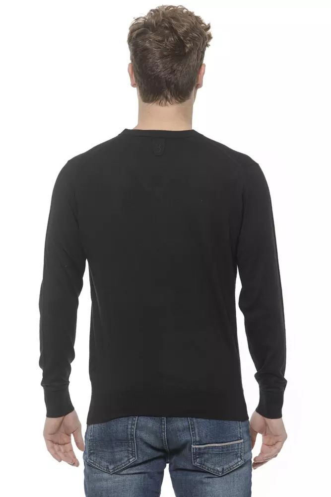 Черен кашмирен пуловер Billionaire Italian Couture