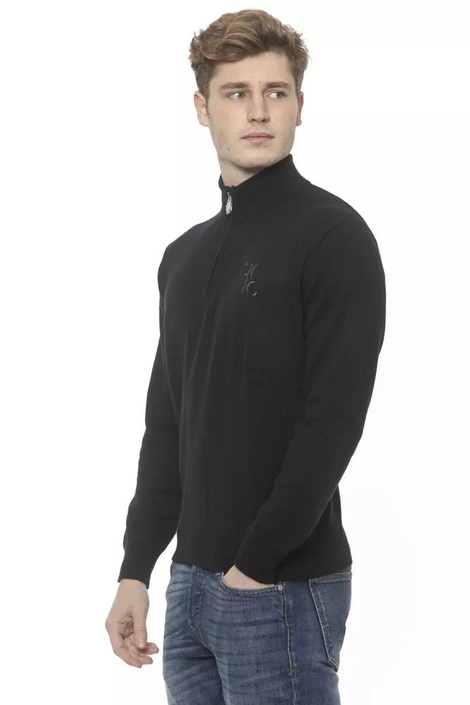Черен кашмирен пуловер Billionaire Italian Couture