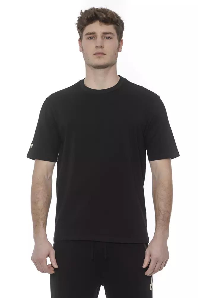 Черна памучна тениска Tond