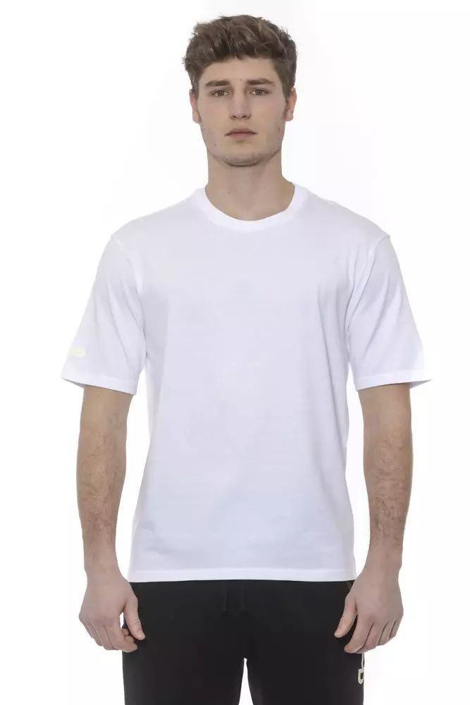 Бяла памучна тениска Tond