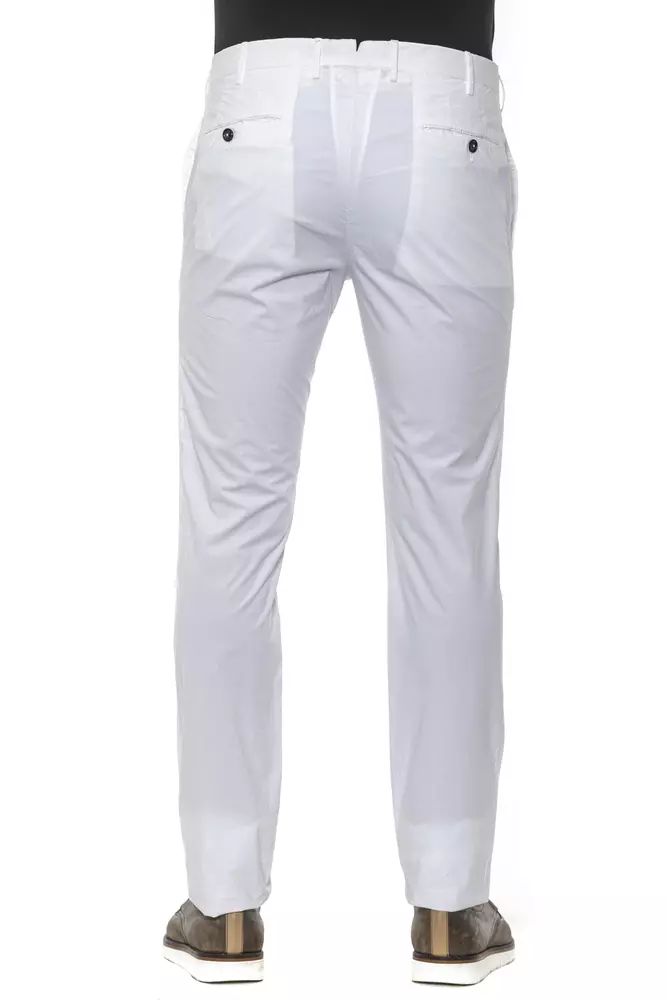 Бели памучни дънки и панталон PT Torino