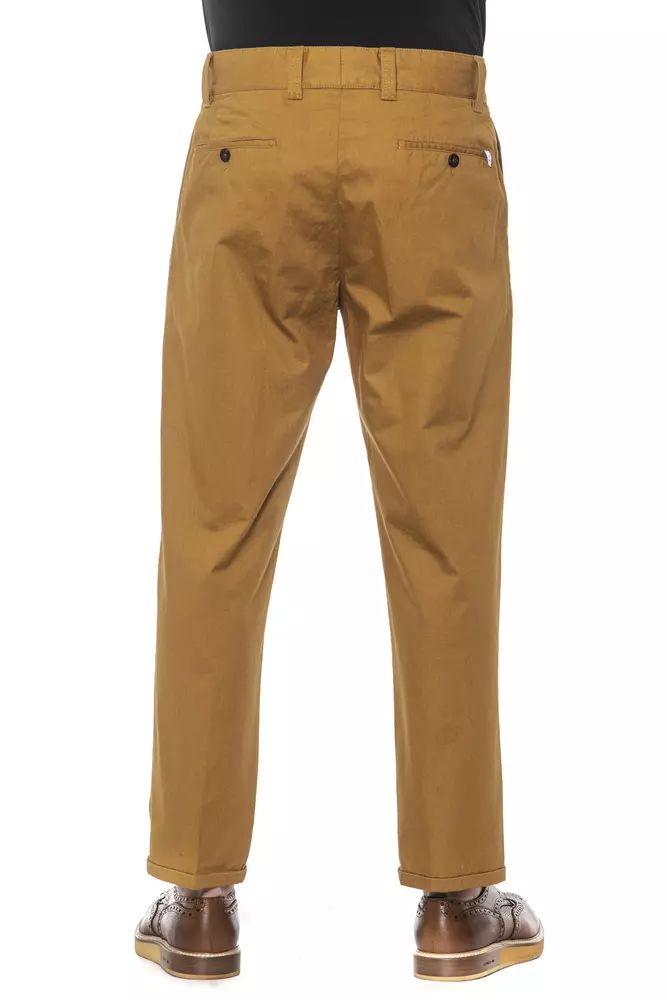 Кафяви памучни дънки и панталон PT Torino