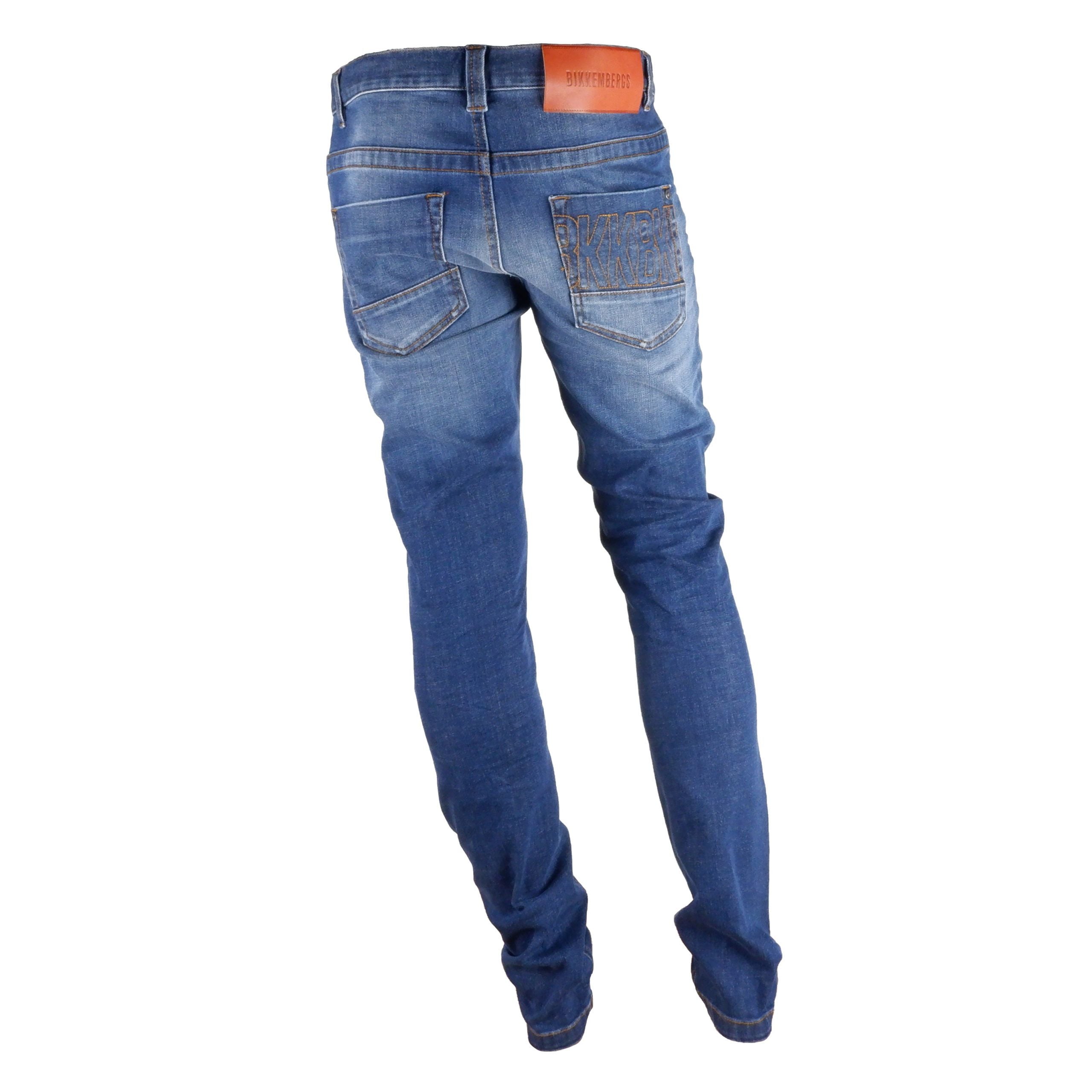 Сини памучни дънки и панталон Bikkembergs