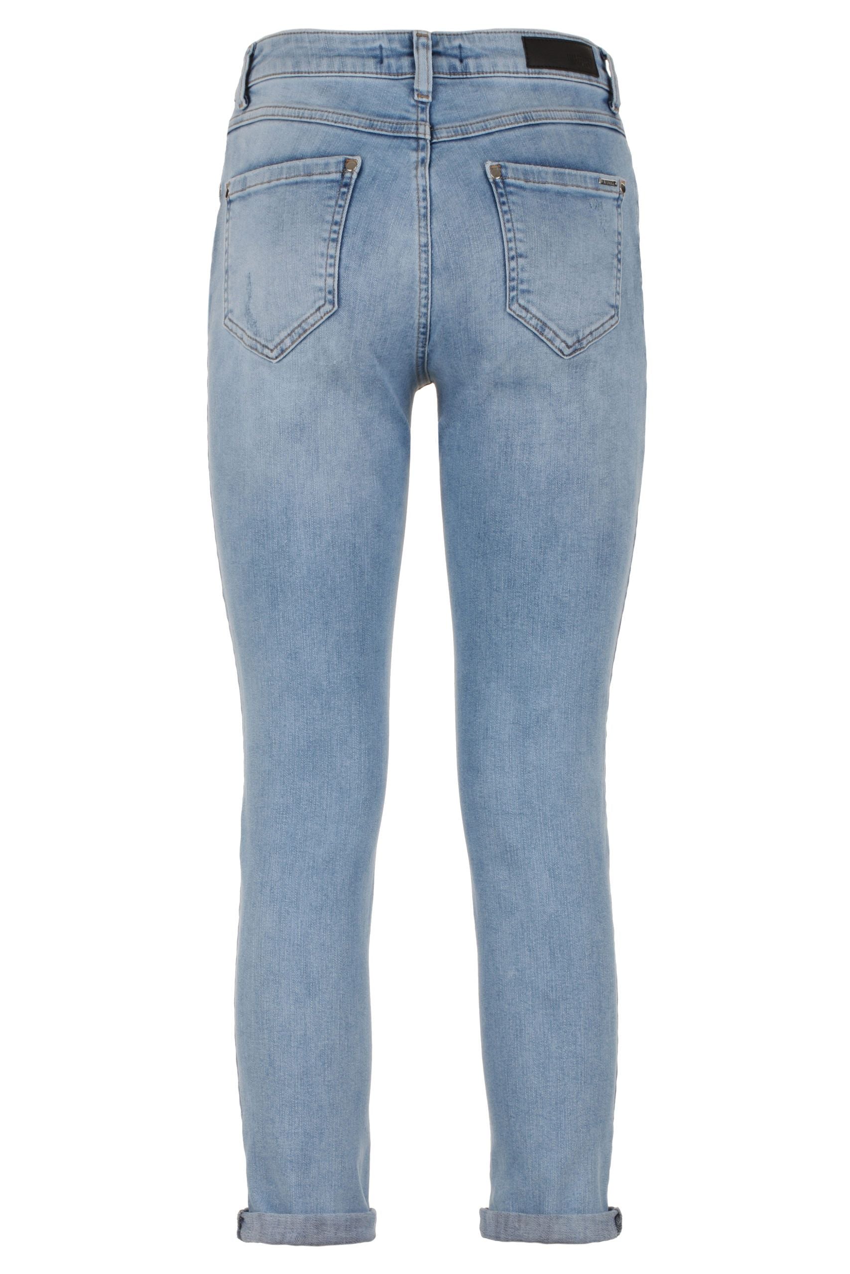 Несъвършени сини памучни дънки и панталон