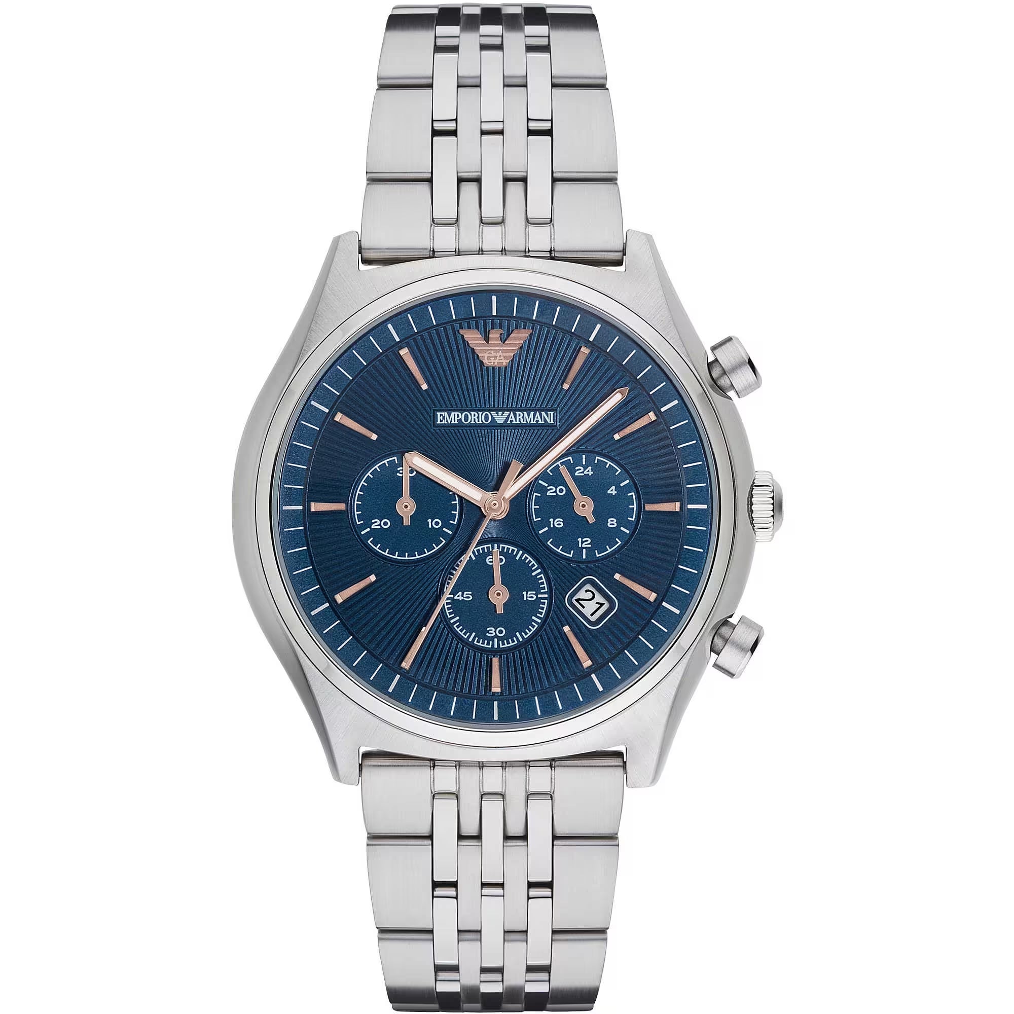 Часовник Emporio Armani Silver Steel Chronograph